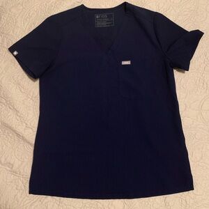 Figs Navy Catarina Top